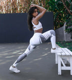 Reflective Sport Yoga Pants Women Fitness Gym Leggings