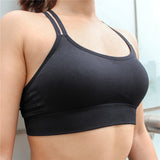 Seamless Hollow Out Fitness Gym Bra