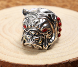 Bulldog Silver Ring