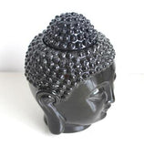 Black Buddha Head  Ceramic Aromatherapy Furnace