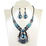 Blue Jewel Necklace