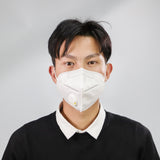 Folding Kn95 mask with breathing valve