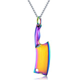 Stainless Steel Necklace Colorful Flare