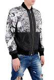 Versace Collection Men's Multi-Color Full Zip Windbreaker Jacket Size US L IT 52