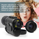 Bestguarder WG-50Plus 6x50mm WiFi Digital Night Vision Infrared IR Monocular with 32G Memory and Camera & Camcorder Function Takes 30mp Photo & 720p Video from 1300ft for Night Hunting or Viewing
