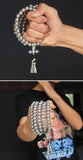 Self Defense 108 Buddha Beads Necklace (Vajra)