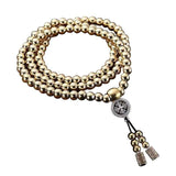 2x Self Defense 108 Buddha Beads Necklace