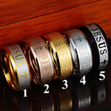 Stainless Steel Letter Bible Rings ( Under 2$)