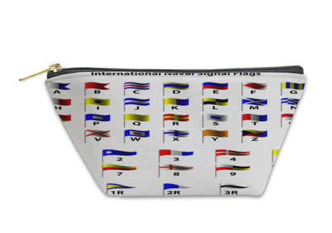 Accessory Pouch, Nautical Flags