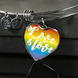 Love is Love Necklace & Bangle