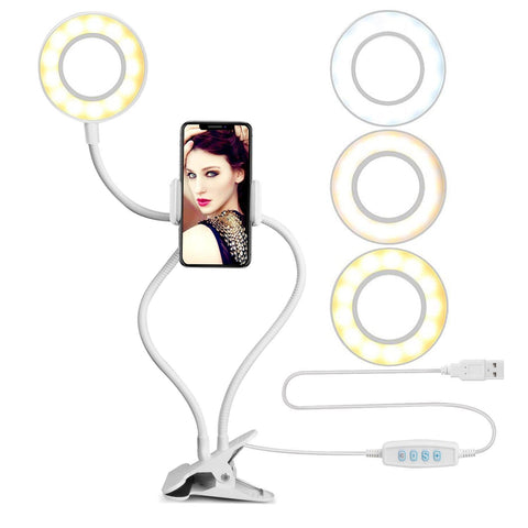 Selfie Ring Light with Cell Phone holder