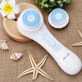 Electric Facial Cleansing Brush | Deep Microdermabrasion Exfoliator for Brighter Skin